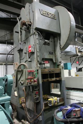 150 Ton, VERSON, 1978, 8" STR., 35 SPM, 29 X 31 BED, AIR CLUTCH