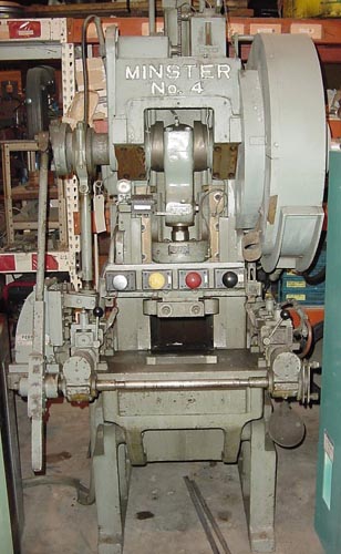 35 Ton, MINSTER, #4, 2" STR., 50-400 SPM VARI SPEED, AC/AB, 1963