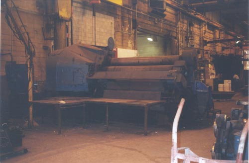 8' X 15/16" BERTSCH NO. 14 INITIAL PINCH, 13 1/2" ROLL DIAMETER
