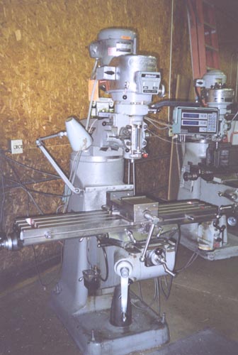 BRIDGEPORT, SERIES 1, 9" x 49" TABLE, 2-AXIS DRO, VARI-SPEED, 1991