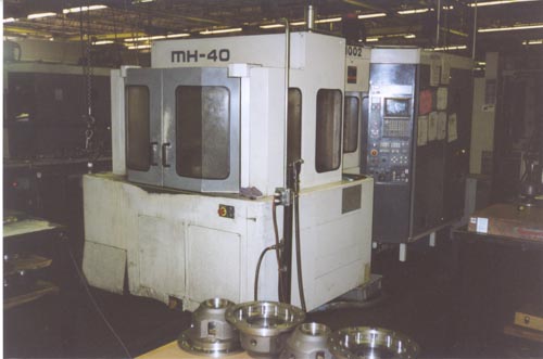 MORI SEIKI MH-40, 1995, 7000 RPM, 40 TOOLS, 1 DEGREE, 15.75" PALLETS