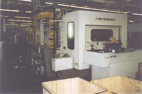 MITSUBISHI MH-5A, 1993, 20" PALLETS, 600 RPM, MELDAS M3