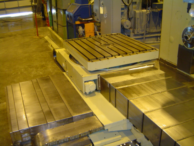 4" UNION BFT 105, 50 TAPER, X-69", Y-49", Z-46", 34 HP, HEIDENHAIN TNC 155 CTRL, 48" x 54" ROTARY TBL, 1992