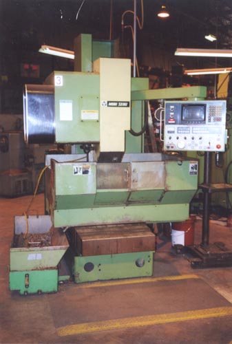 22"X,16"Y,18"Z,MORI SEIKI,MV JR. MFG. No. 14, 6000 RPM, FANUC 10M,8 HP,1986