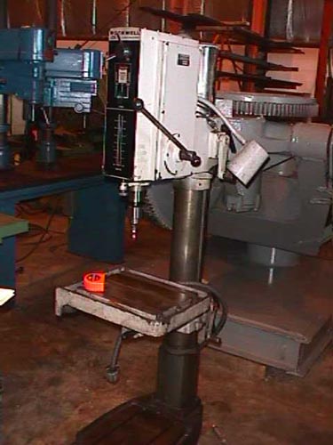ROCKWELL DELTA, No. MODEL EF-12,1.3-1.9 H.P,230-3PH,15"x20"TABLE,6"STR,3MT SPIND