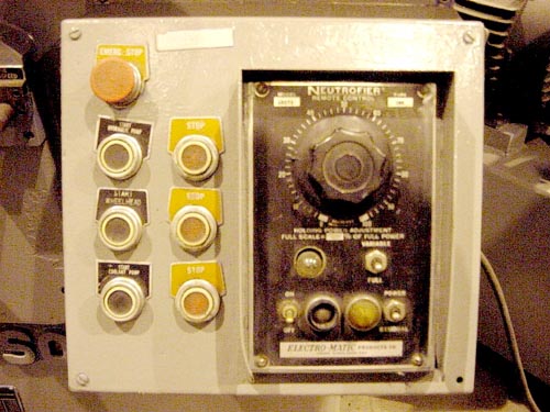 14"x 36" THOMPSON MODEL B,ELECTROMAG CHUCK, DRESS, POWER UP DOWN,1972