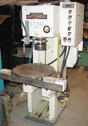 4 Ton, DENISON, 6"Str,4 STAT.,INDEX TBL,2 TOUCH BUTTONS,5HP,TBL & RAM JOG, 1957,