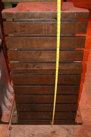DEVLIEG, ANGLE PLATE,  41"HIGH,   6 PEICE SET,