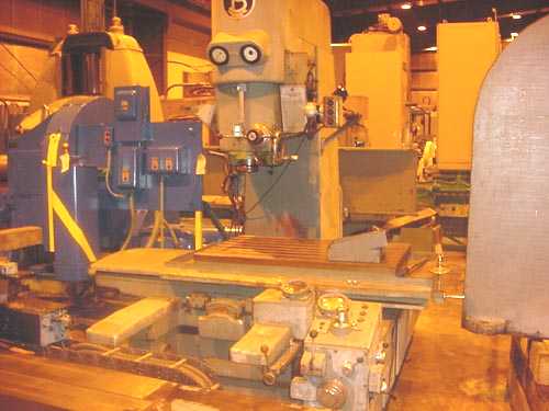 BURKHARDT, No. HYOP-54,30"x47"TBL.,15" SPDL.TRVL.,PRECISE MACHINE,PWR TBL FD,56