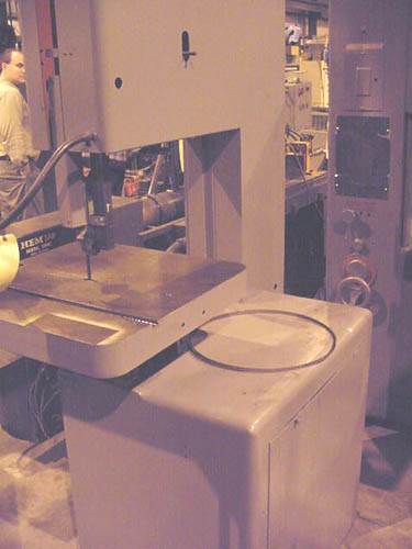 20" POWERMATIC No. 87,24" x 24" TILT TABLE, 40-4600 SFM, 2HP, 1973,