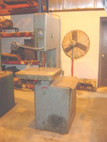 20" POWERMATIC No. 87, 24" x 24" TILT TABLE, 40-4600 SFM, 2HP, 1965,