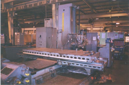 4" GIDDING & LEWIS, No. 70-D4-T,48"x84" TBL.,X=80",Y=72",10-1300 RPM RANGE