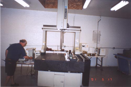 VALIDATOR,BROWN & SHARPE,TBL 60"x84"x12-1/2",PCW 486 COMPUTER,BLACK GRANITE TBL