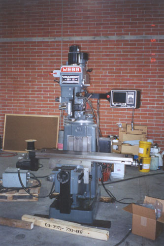 WEBB, # 5VK, PROTOTRAK MX2,36"x16"x12" TRAVELS,10"x50"TBL.3800 RPM,1995