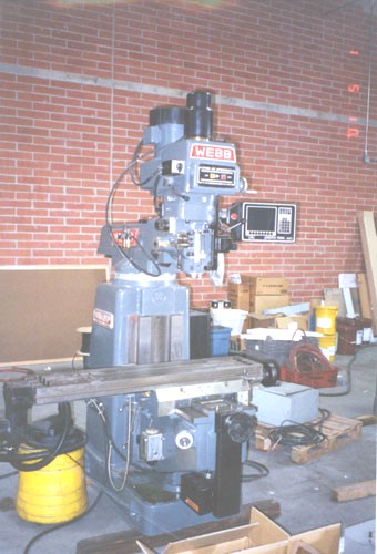 WEBB, # 5VK, PROTOTRAK MX2,36"x16"x12"TRAVEL,10"x50"TBL, 3800 RPM, 1995,