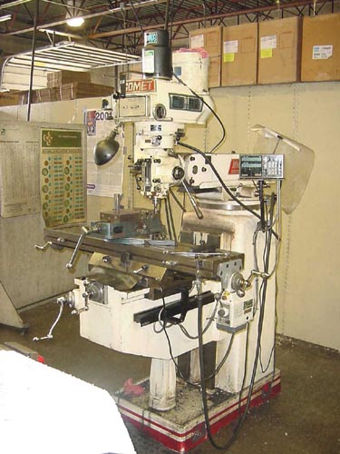 No. 4KVHD, COMET, 10"x50",VARI-SPEED,3HP,PWR FEED ON X, 1995,