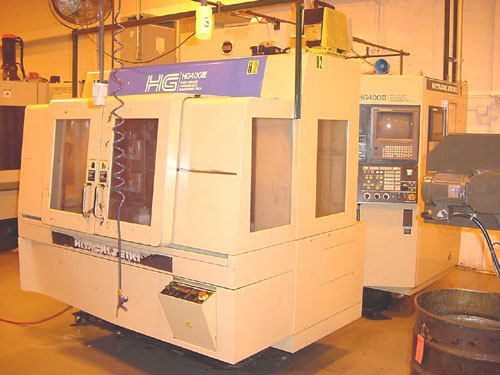 22"X,23"Y,20"Z,HITACHI SEIKI,#HG400 III,20K RPM,30 ATC,F 15M,15.75 PLLTS, 1996,
