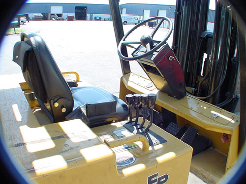 15000 Lb., EAGLE PICHER, No. T15000, 2 SPEED, AUTOMATIC, LP, 120" LIFT, 48" FORKS, 96" MAST HEIGHT