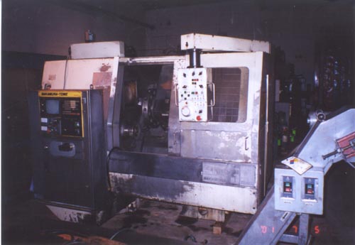NAKAMURA, No. TMC-3, FANUC 6T,30"CC, RPM 100-4500, TAILSTOCK,CHIP CONVEY.,1980