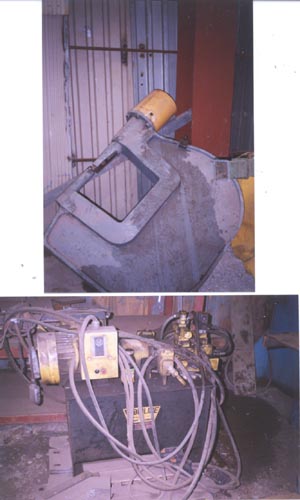 FABRILINE WEBB & FLANGE, 100 TON, EACH UNIT DUAL HYDR.,18" THROAT
