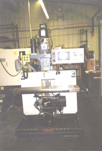 No. EZ TRAK, BRIDGEPORT, 1999,BPC 2M CONTROL, 9"X48" TABLE, POWER DRAW BAR