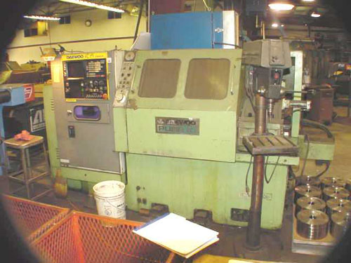 DAEWOO PUMA, No. 10, FANUC 6T, 8"Chk, 3", 1984, CHIP CONVEYOR