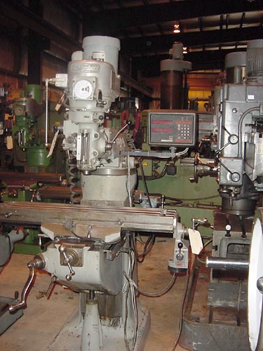 BRIDGEPORT, SERIES I, 9" x 42" TBL, DRO, POWER X FEED, 1.5 HP VARI-SPEED, 1969
