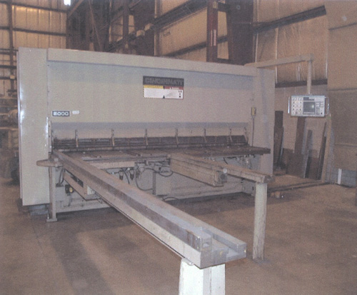 1/2" x 12', CINCINNATI, No. 5000 HYD, 14' SQ ARM, 48" PROG B.G., 1985