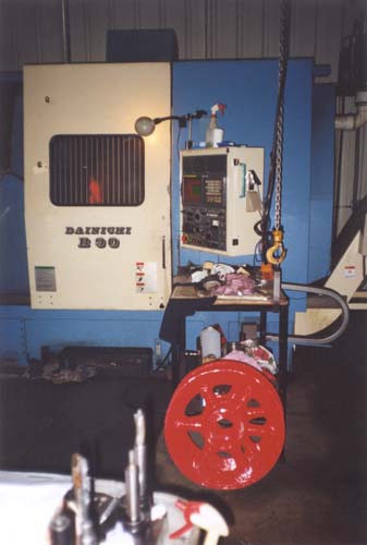 DAINICHI B90, 36.4" SW, FANUC 18:T, V12 TURRET, 4.1 HOLE, 1998