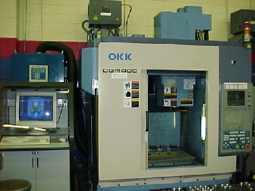 OKK PCV-40 II, 22" X, 16" Y, 16" Z, 10,000 RPM, 20 ATC, MATIC CTRL, 1995