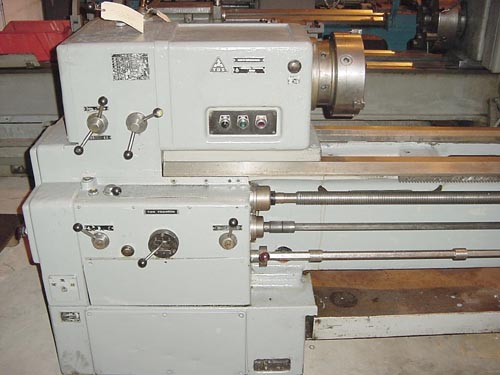 22" X 160" TOS #55, 2-5/8" HOLE, 10-1000 RPM, 10 HP, 12" 3-JAW CHK