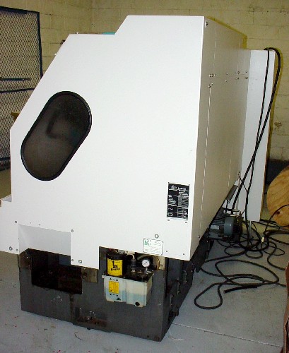CLAUSING COLCHESTER STORM-110, FANUC 21i-T, 52" BARFEEDER, 4000 RPM, 15 HP, 1998