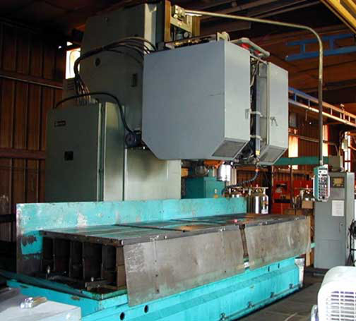 BURGMASTER  36" X 144" VERTICAL MACHINING CENTER WITH FANUC GE FANUC O MC CONTROL