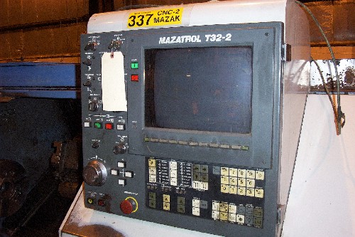 MAZAK QT-28N, 39" CTR, 3" BORE, 3000 RPM, T-32 CONTROL