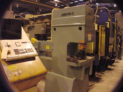 HMI MDL 8010-25, 80 TON, 10" THROAT DEPTH, 14" THROAT HEIGHT