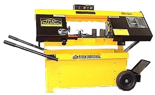8" X 12" TITAN #TS-200W HORIZ./VERT., 2001, 1" BLADE, 1 HP, 55-153 FPM