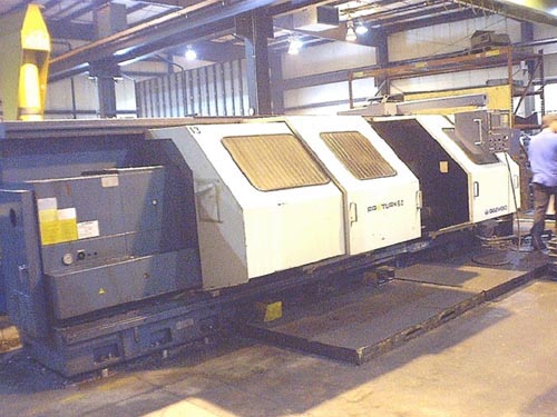 DAEWOO PROTURN 60, 27" SW., 120" CC, FANUC OT, 2000 RPM, 15" CHK, 1995