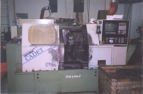 OKUMA CADET, 8" CHUCK, 15.75" SWING, 1993