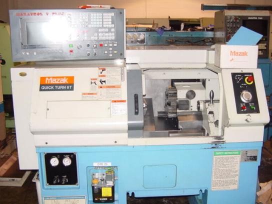 1997 MAZAK QT 6T, MAZ. T-PLUS, 17" SWING, 10"CC, 7000 RPM, 7.5 HP, CHIP, 97 (6638)