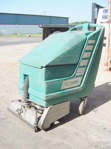 TENNANT/TREND #DRYNAMIC 170BR 17" WALK BEHIND FLOOR SCRUBBER, (2) BATTERIES