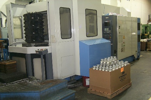 MAZAK FH-680X, FUSION 640, 41.3" x 31.5" x 31.5", 1Âº, 24.8" x 24.8" PLLTS, COOL THRU, '99