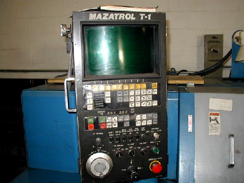 MAZAK QT-10U, T-1, 17" SWING, 20"CC, 10HP, TAILSTOCK, 8 TRRT, CHIP, COOLANT, '84