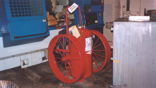 AMEREX MOBILE FOAM FIRE EXTINGUISHER