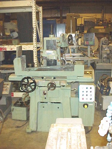 6" X 18", OKAMOTO, NO. PFG-450A, 1978, MAGNETIC HCUK, AUTO DOWN FEED