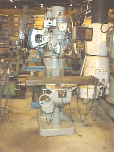 BRIDGEPORT, SERIES I, 9" x 42" TBL, Z AXIS DRO, PWR TABLE & KNEE