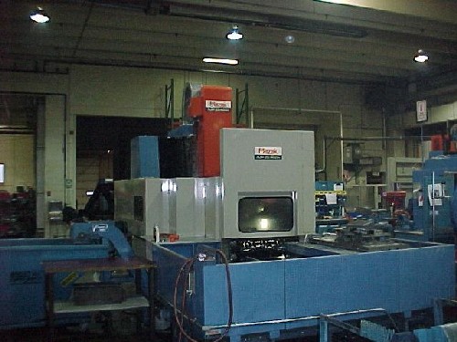 MAZAK AJV-25/405APC, M-32A, 40"x20"x18", CAT 50 5K SPINDLE, COOL THRU, APC, ATLM, '93/94