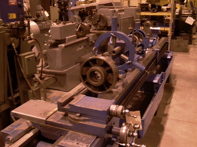 19" X 120" LEBLOND REGAL, 25-1000 RPM, 10 HP, STEADIES, TAILSTOCK,1971,INCH THREADING