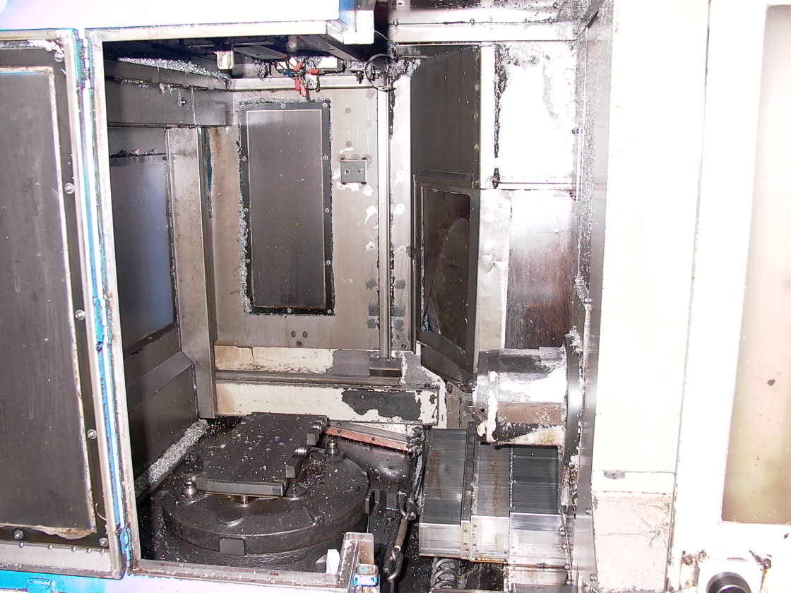 HITACHI SEIKI HC400, FANUC 11MF, 16" PALLETS, 20" x 18" x 18", 12000 RPM, CHILLER, '89
