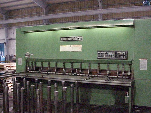 3/4" X 12' CINCINNATI HYDRAULIC, FOBG,1993,MODEL HS-750,SQUARING ARM,READOUT