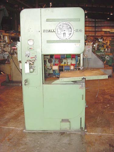 12 " X 26" DOALL  V26  HYD. TABLE, WELDER  YR. 1965